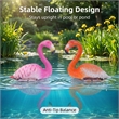 Floating Flamingo Orange&Pink (Set of 2)