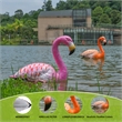 Floating Flamingo Orange&Pink (Set of 2)