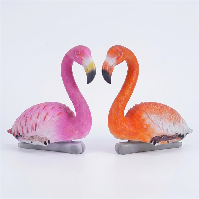 Floating Flamingo Orange&Pink (Set of 2)