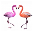 Set of 2 Stading Flamingo Pink& Orange