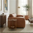 Pittsburgh Luxurious Real Leather Statement Sofa for Modern Homes in Tan
