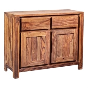 Urban Mid-Century Modern 2 Drawer 2 Door Sideboard - Natural.