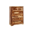 Porter Designs Taos Solid Sheesham Wood Bedroom Chest of Drawers.