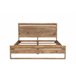 Urban Mid-Century Modern Sheesham Wood King Bed.