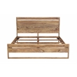 Urban Mid-Century Modern Sheesham Wood King Bed.