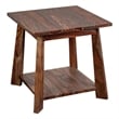 Porter Designs Kalispell Solid Sheesham Wood End Table - Harvest.