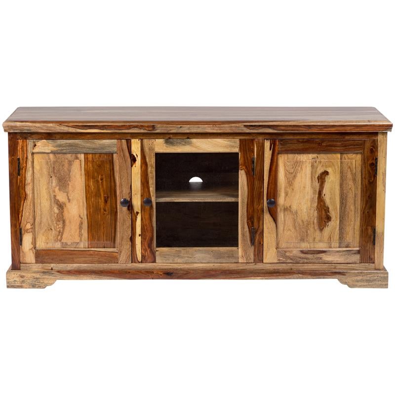Taos Solid Sheesham Wood TV Stand.