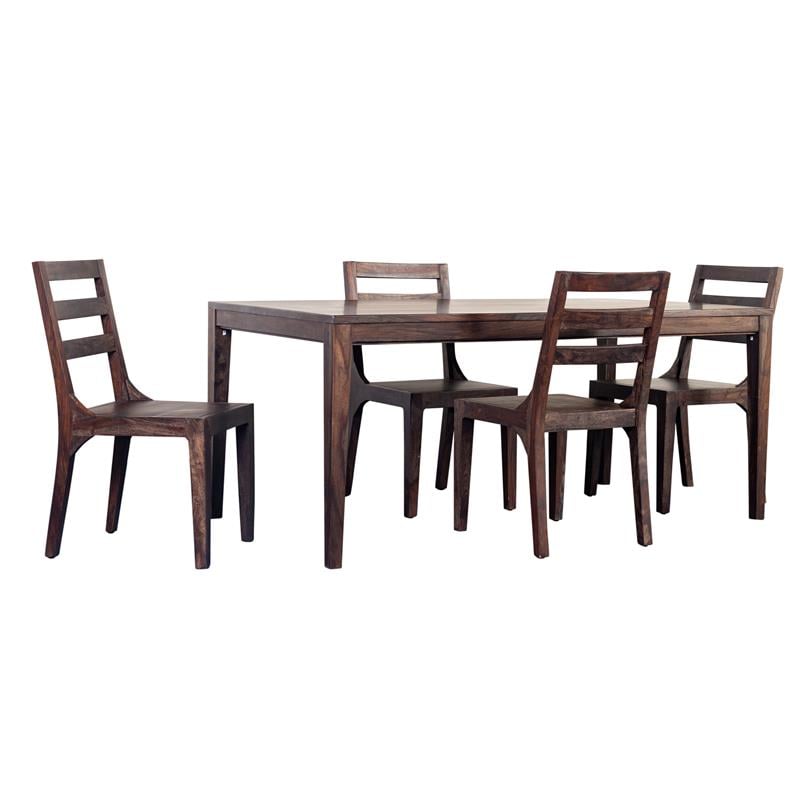 Porter Designs Fall River Solid Sheesham Wood Dining Table - Gray.