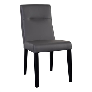 Porter Designs Verona Contemporary Dining Chair in Gray (Set of 2)