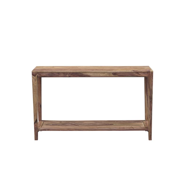 Porter Designs Fall River Solid Sheesham Wood Console Table - Brown
