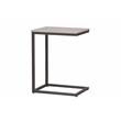 Porter Designs Pavia Solid Marble Top C Table in White (Set of 2)