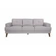 Porter Designs Anzio Top Quality Leather Sofa - Cream
