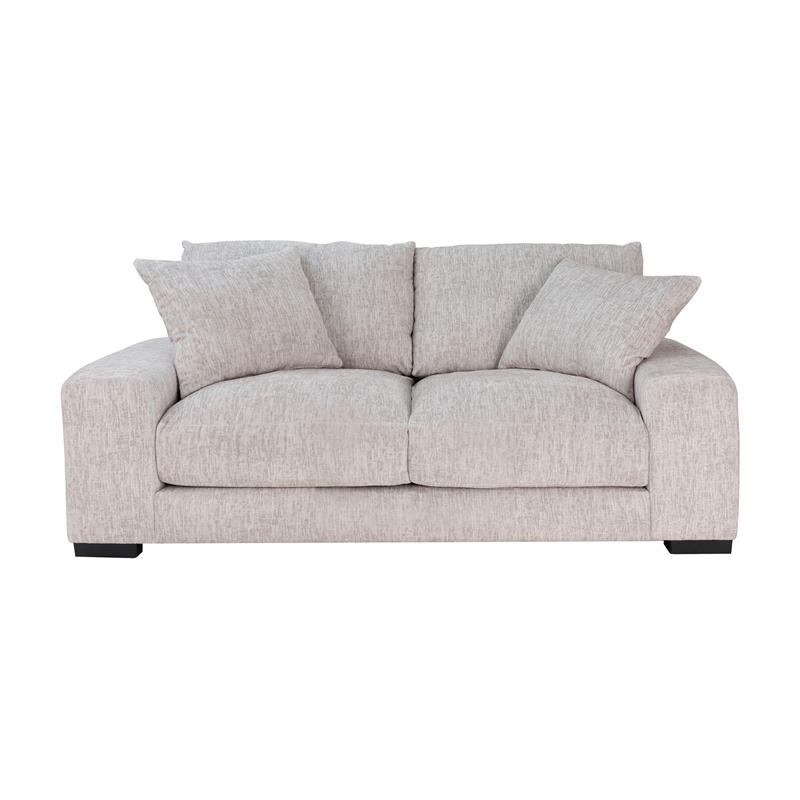 Porter Designs Big Chill Soft Microfiber Loveseat - Cream