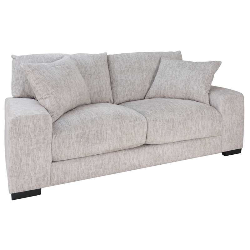 Porter Designs Big Chill Soft Microfiber Loveseat - Cream