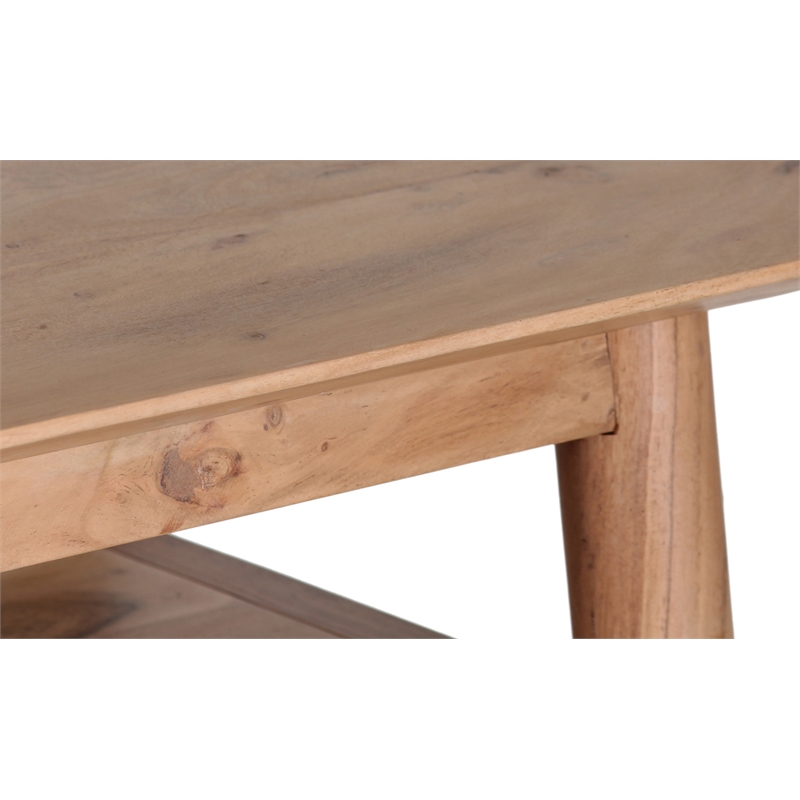 Porter Designs Portola Solid Acacia Wood Console Table in Natural