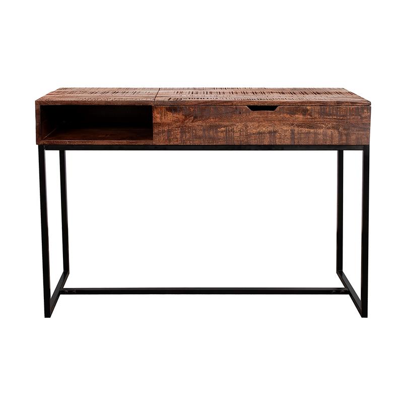 Porter Designs Lakewood Solid Acacia Wood Console Table - Brown