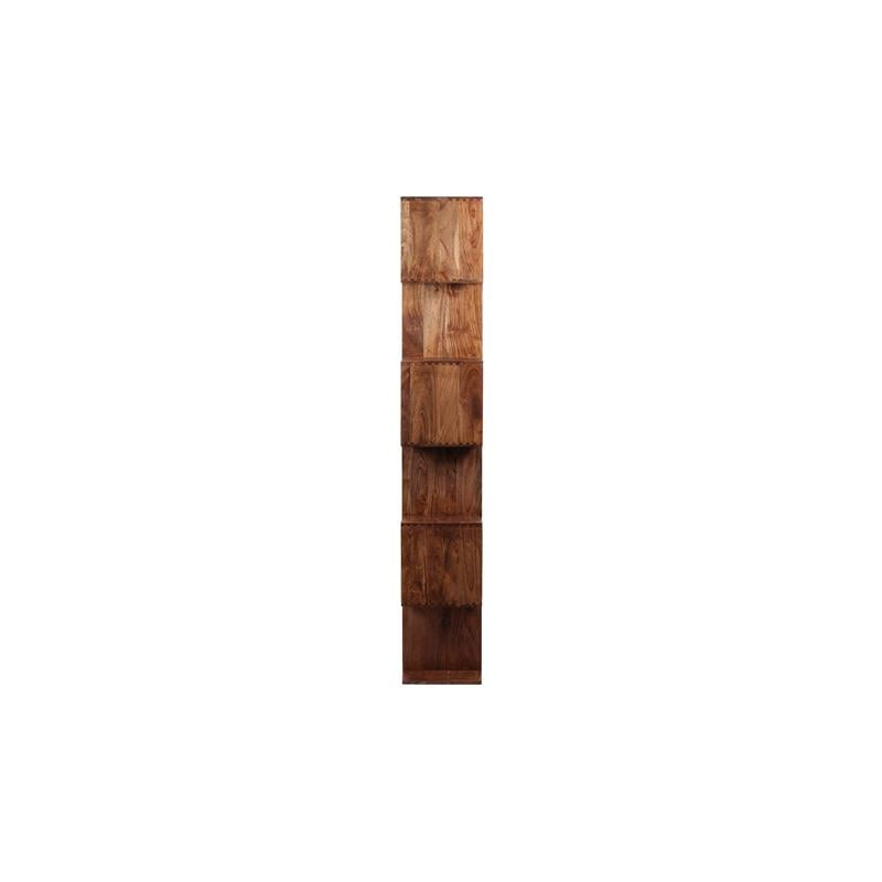 Porter Designs Portola Solid Acacia Wood Bookcase - Brown