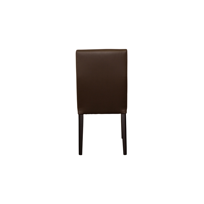 Porter Designs Verona Leather-Look Dining Chair in Brown (Set of 2)