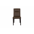 Porter Designs Verona Leather-Look Dining Chair in Brown (Set of 2)