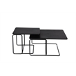 Porter Designs Nicosia Nesting Coffee Tables - Black