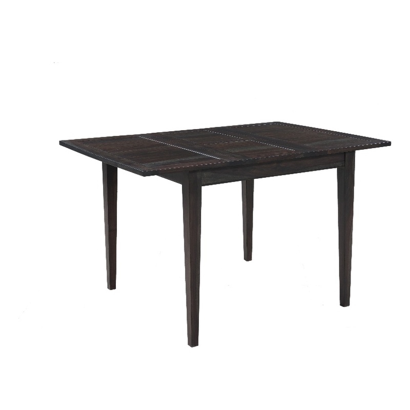 Porter Designs Fall River Solid Wood Butterfly Ext. Counter Table - Gray
