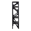 Porter Designs Canberra Black Solid Mango Wood Bookcase