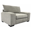 Porter Designs Clayton Modern Microfiber Upholstered Chair in Gray