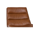 Porter Designs Cetus Leather Swivel Accent Chair - Brown