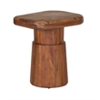 Porter Designs Ekta Solid Acacia Wood End Table - Brown