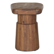 Porter Designs Ekta Solid Acacia Wood End Table - Brown