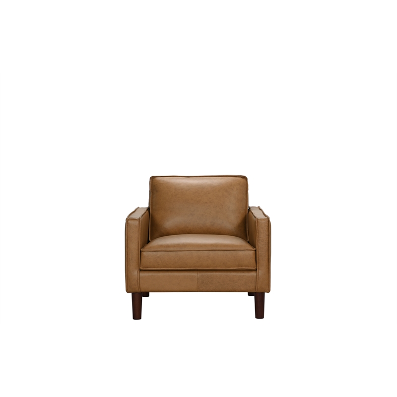 Porter Designs Soria Top-Grain Leather Chair - Brown
