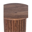 Porter Designs Bixby Solid Red Oak Wood End Table - Brown