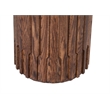 Porter Designs Bixby Solid Red Oak Wood End Table - Brown