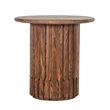 Porter Designs Bixby Solid Red Oak Wood End Table - Brown