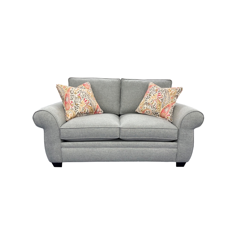 Porter Designs Oasis Transitional Loveseat - Gray
