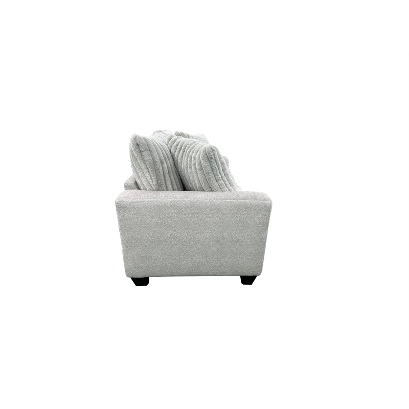 Porter Designs Broadway Microfiber Loveseat - Gray