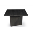 Porter Designs Dali Solid Oak Wood Dining Table - Black