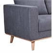Porter Designs Albina Modern Upholstered Sectional - Gray