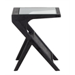 Porter Designs Canberra Solid Mango Wood End Table - Black