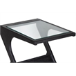 Porter Designs Canberra Solid Mango Wood End Table - Black