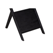 Porter Designs Canberra Solid Mango Wood End Table - Black