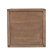 Porter Designs Lowell Solid White Oak Wood End Table - Brown