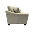Porter Designs Columbia Microfiber Upholstered Sofa in Cream
