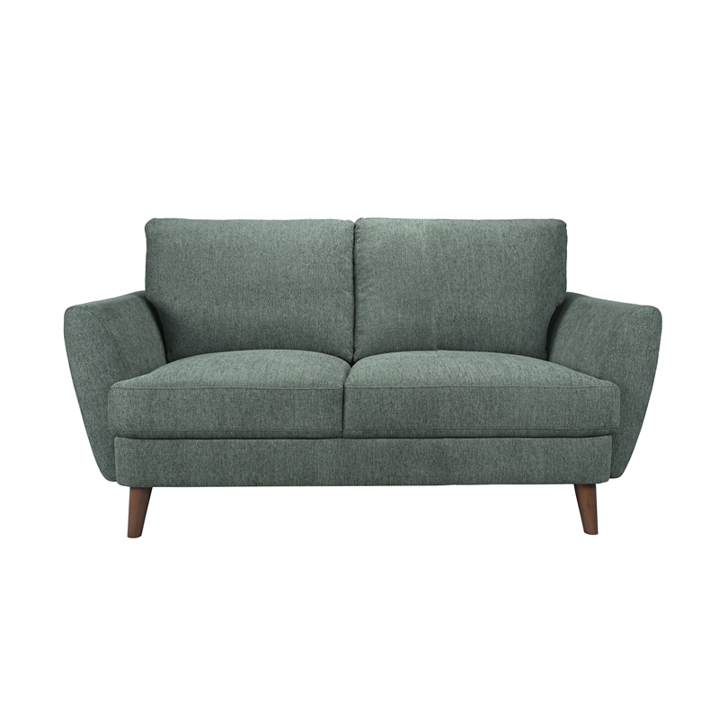 Porter Designs Burnside Contemporary Upholstered Loveseat - Green
