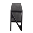 Porter Designs Canberra Solid Mango Wood TV Stand - Black