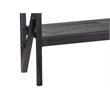 Porter Designs Canberra Solid Mango Wood TV Stand - Black