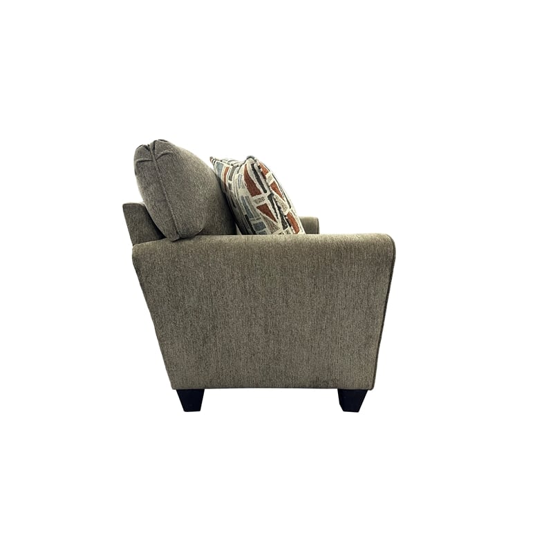 Porter Designs Reese Modern Upholstered Loveseat - Brown