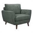 Porter Designs Burnside Contemporary Upholstered Chair - Green