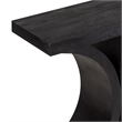 Porter Designs Brockton Solid Mango Wood Console Table - Black