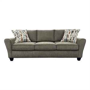 Porter Designs Reese Modern Upholstered Sofa - Brown